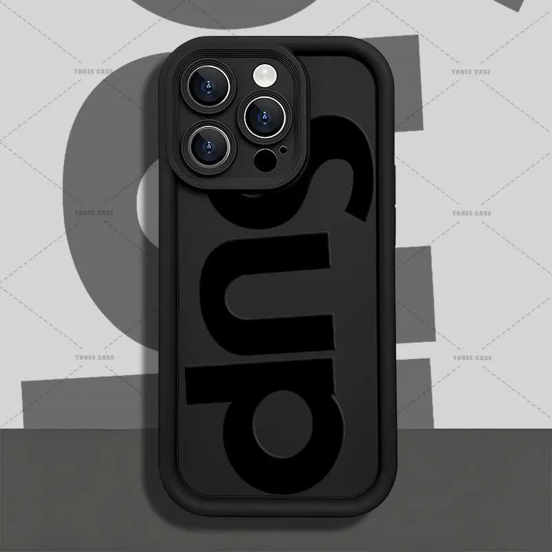 Creative Curved Geometric Art Design Phone Case for iPhone 17 AIR 15 PRO 16 PRO MAX 14 PLUS 13 RRO 12 PRO MAX Shockproof Drop-Proof TPU Protection Aesthetic Cover Black Magnetic Reindeer Christmas S23 Ultra Delight Tree S24 S22 S26 Masked Metal Frameless,