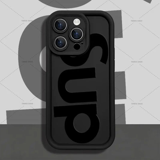 Creative Curved Geometric Art Design Phone Case for iPhone 17 AIR 15 PRO 16 PRO MAX 14 PLUS 13 RRO 12 PRO MAX Shockproof Drop-Proof TPU Protection Aesthetic Cover Black Magnetic Reindeer Christmas S23 Ultra Delight Tree S24 S22 S26 Masked Metal Frameless,