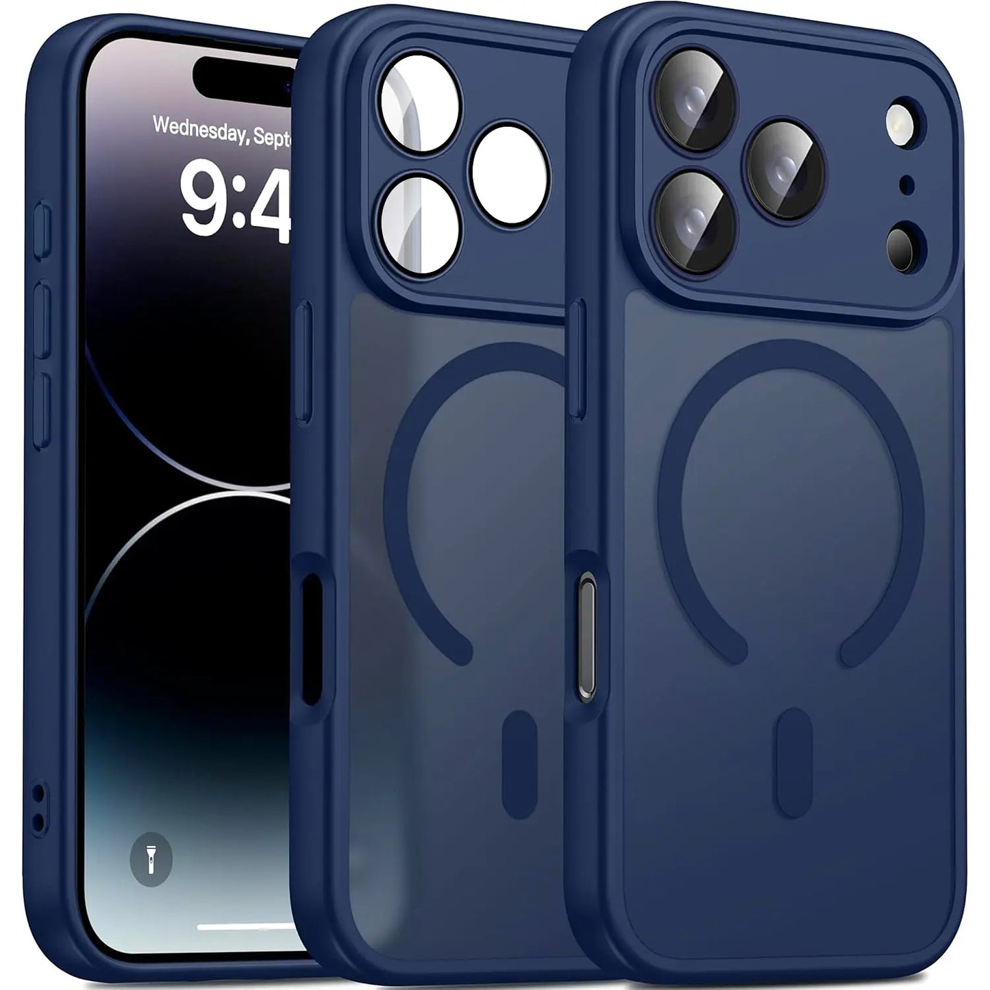 Magnetic Protector Matte Translucent Case For iPhone 17 Pro Max 17 Pro 17 16 15 14 Plus 13 12 11 Pro Max For Magsafe Wireless Charger Cover