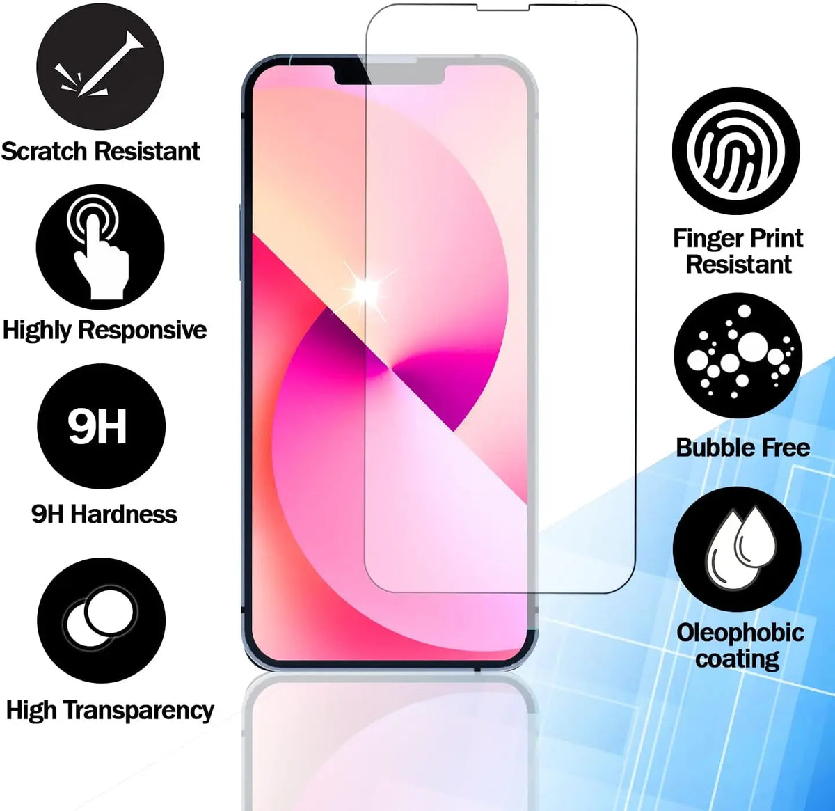 3-in-1 Shockproof Stand Protective Case for iPhone 17 Pro Max 17 16 15 14 13 12 11, with Screen Protector & Camera Lens Protector iPhone Case Cover