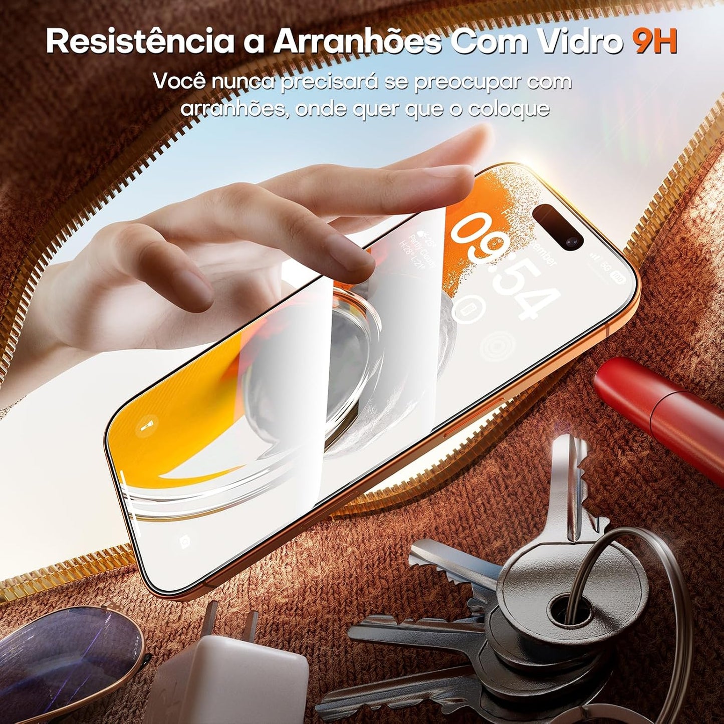 TOCOL for iPhone 17 Pro Max Screen Protector, Clear | Easy Installation Bubble-Free, 9H+ Tempered Glass, 8FT Military Grade Shatterproof, Anti-Scratch, Case Friendly HD 2 Pack