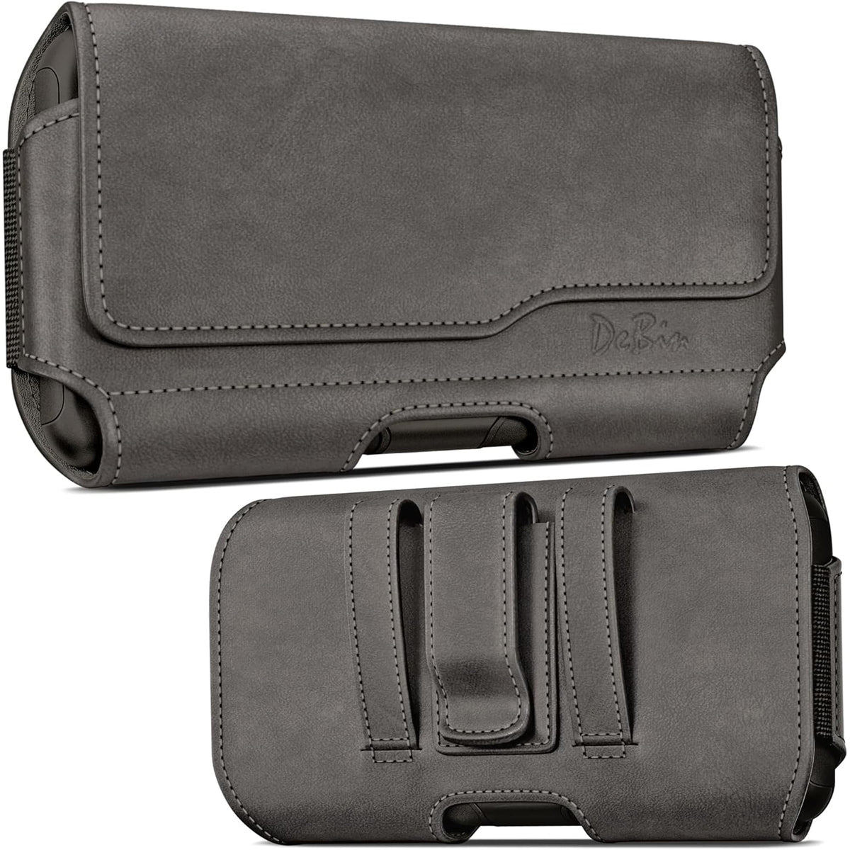 Holster for iPhone 17 17 Pro 16 Pro 16e 15 15Pro 14 13 12 11 Xs 10 X XR – Cell Phone Belt Holder Case with Clip for Men Women Pouch (Fits Protective Cover on) Black