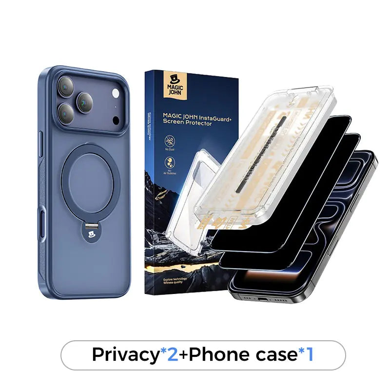MAGIC JOHN Premium Upgraded Privacy Screen Protector Dustproof Bubble-Free Design Ultra-Clear for iPhone & Samsung summerwins