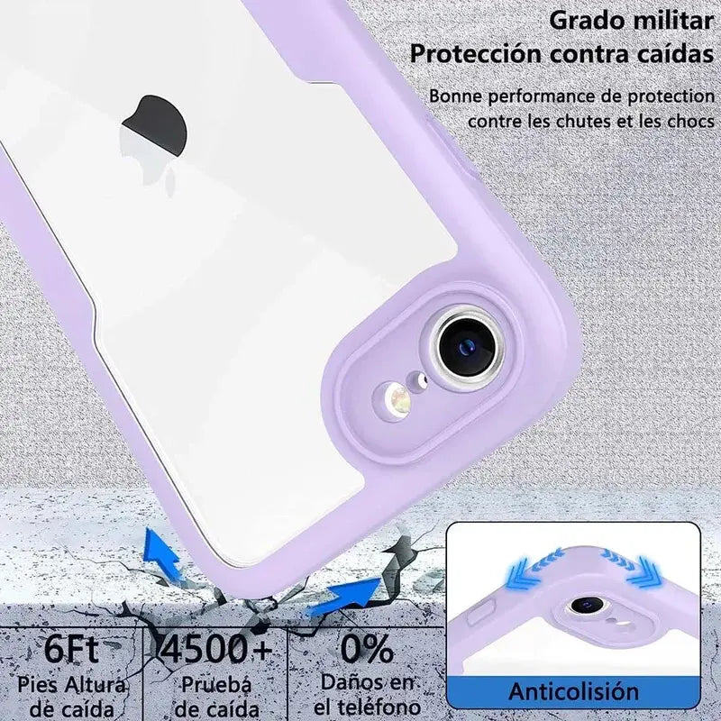 360 Full Body Double-Side Screen Protector Case, Shockproof Smartphone Accessory for iPhone 17 Air/17/16E/16/15/14/13/12 Pro Max Plus, Cellphone Handheld Device Cover