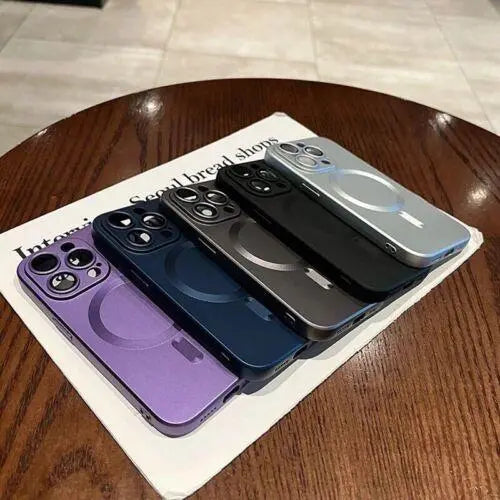 OREKROY【Freeship】Mag Safe Magnetic TPU Case for iPhone 17 Pro Max 16 15 14 13 12 11 Pro Max with Camera Lens Protector, Shockproof Soft Back Phone Cover with Magsafe Wireless Charging