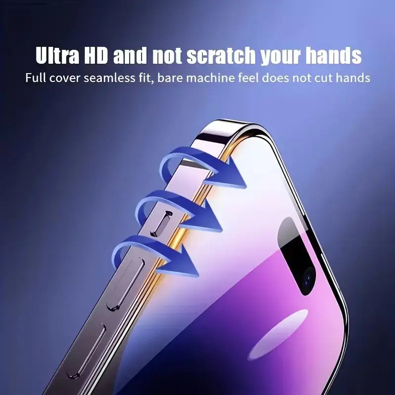 3 Pack Privacy Screen Protector for iPhone 17 Pro Max/16/15/14/13 Pro Max, Anti-Spy Protective Tempered Glass, 9H Hardness, Durable, Bubble-Free Installation, Fingerprint Resistant