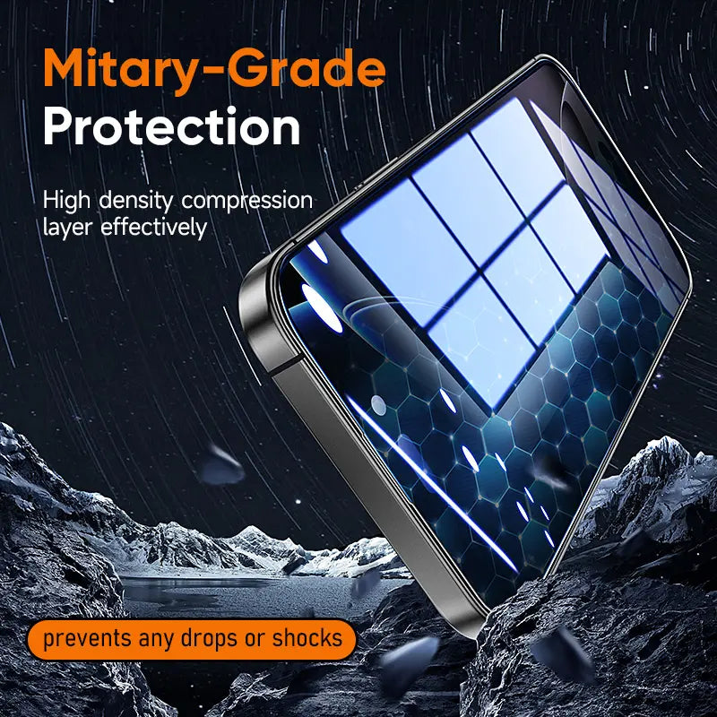 New-MAGIC JOHN 2-Pack Screen Protector for iPhone, Samsung, and Google–Crystal Clear, Scratch-Resistant, Ultra-Smooth Touch, Privacy Protection, Circular Polarized Eye Protection, Easy Installation summerwins