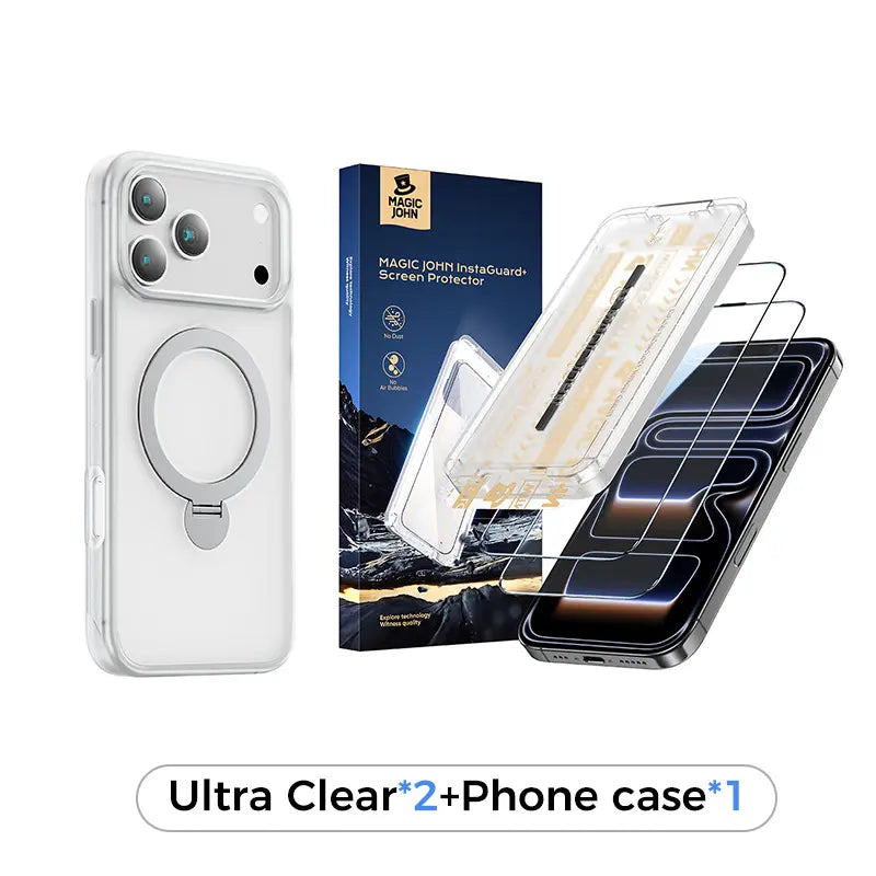 MAGIC JOHN Premium Upgraded Privacy Screen Protector Dustproof Bubble-Free Design Ultra-Clear for iPhone & Samsung summerwins