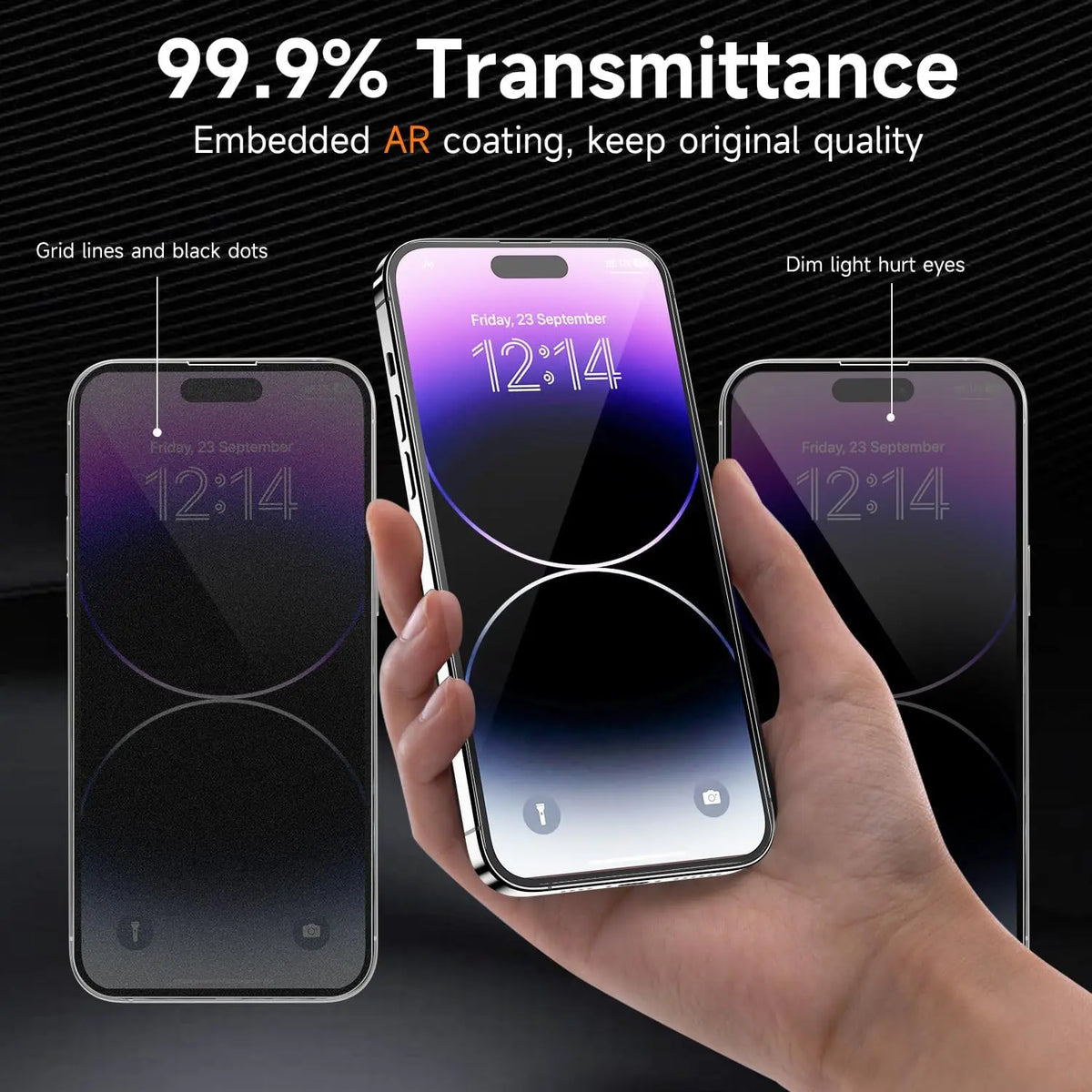 4Pcs Privacy Screen Protector Tempered Glass Compatible For iPhone 16 17 15 14 13 12 11 16e Plus Air Pro Max Anti Spy Tempered Glass Privacy Screen Protector Pro Max Tempered Glass Protector protective