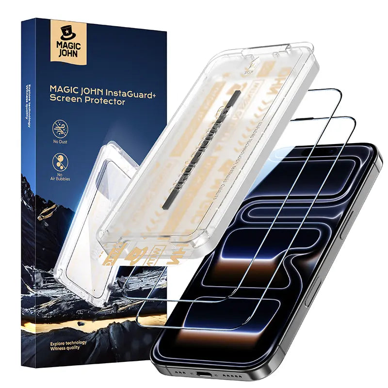 MAGIC JOHN Premium Upgraded Privacy Screen Protector Dustproof Bubble-Free Design Ultra-Clear for iPhone & Samsung summerwins
