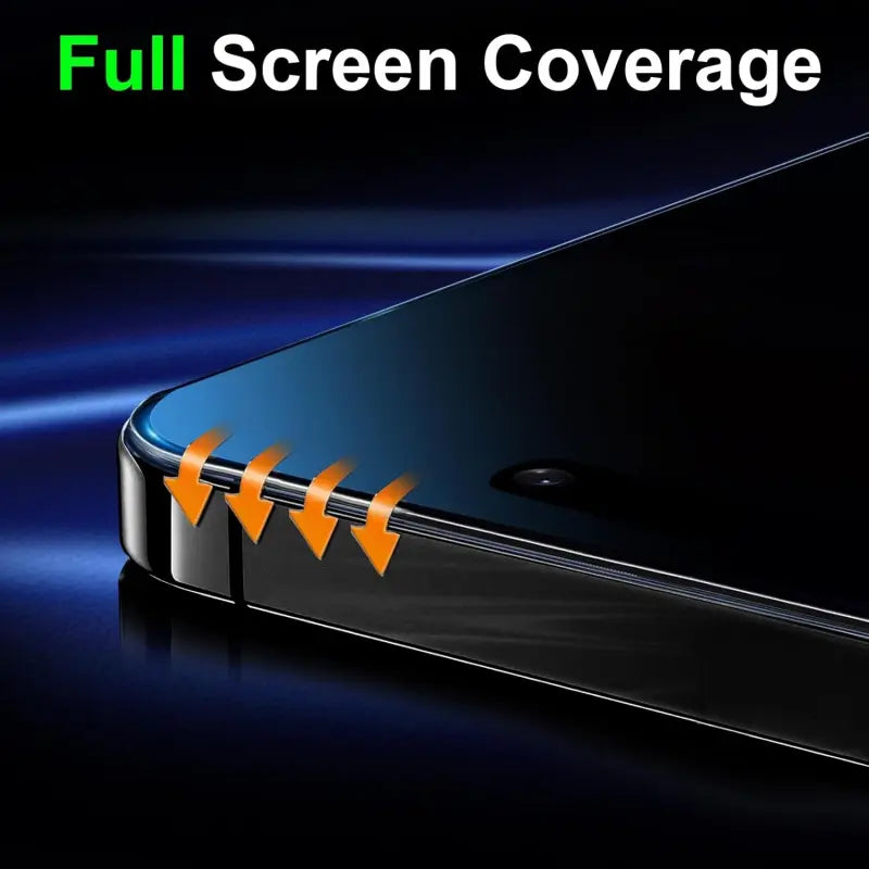 2Pack Privacy Screen Protector for iphone 17 Pro Max 17 Air 16 15 14 13 Pro Max Plus Full Coverage Anti-Spy Tempered Glass Film 9H Hardness Easy Installation Bubble Free [6.3 inch] Anti-Scratch Case Friendly for iphone 17 Pro Max
