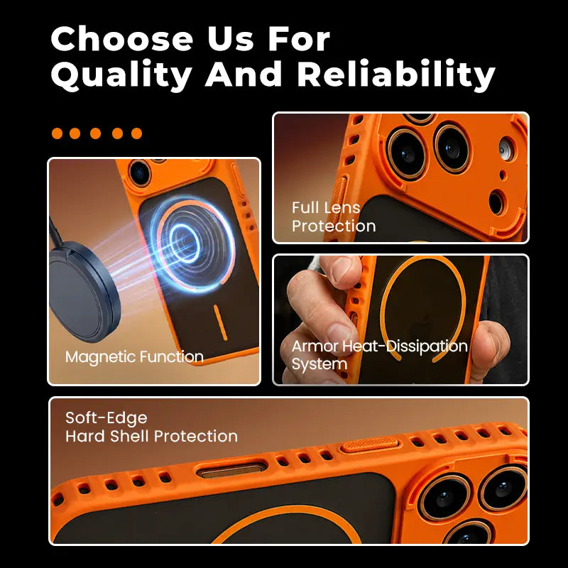 MagSafe-Compatible Ventilated iPhone Case