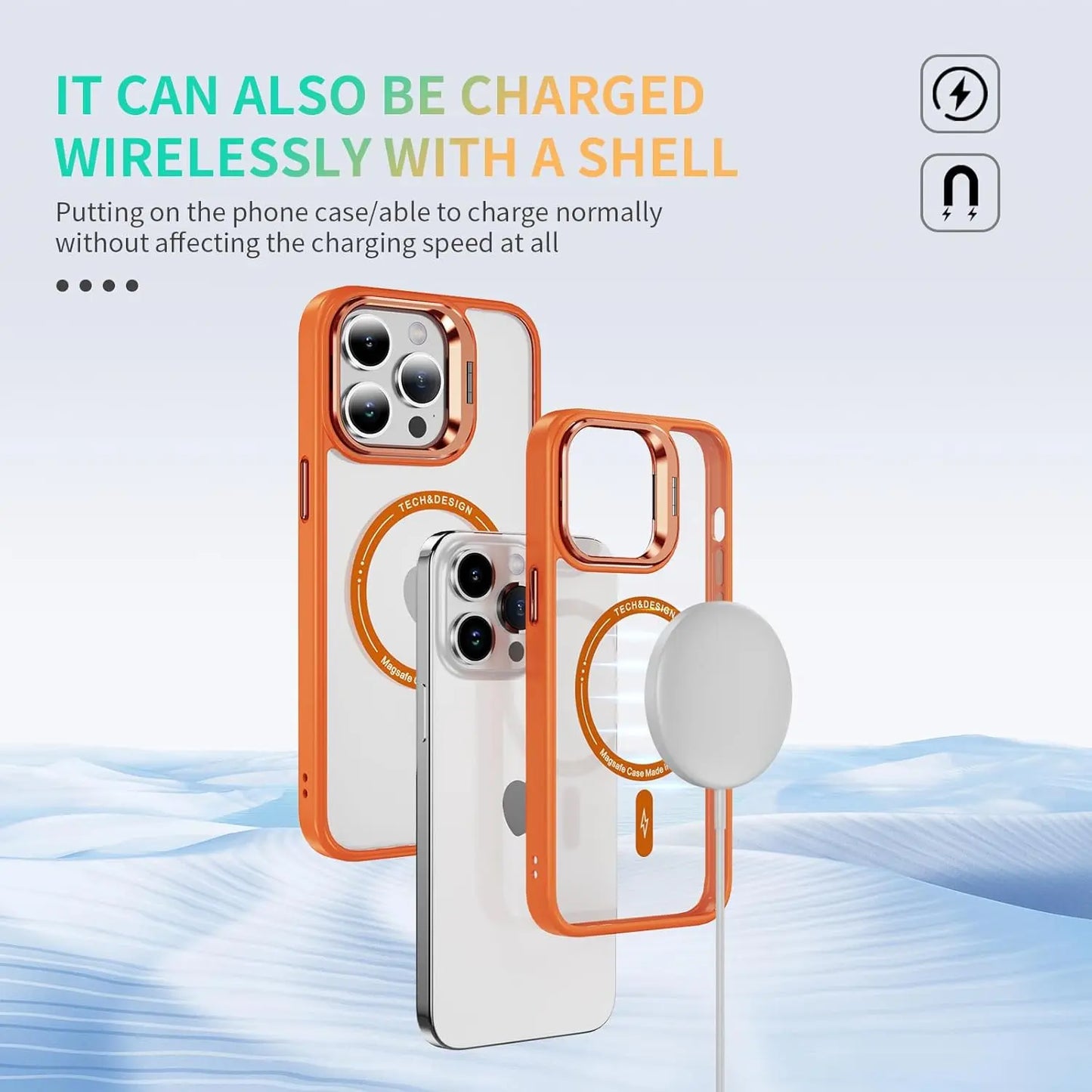 3-in-1 Shockproof Stand Protective Case for iPhone 17 Pro Max 17 16 15 14 13 12 11, with Screen Protector & Camera Lens Protector iPhone Case Cover