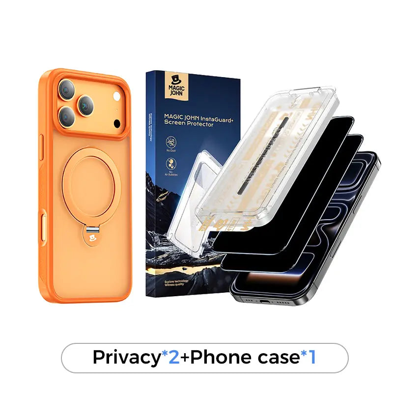 MAGIC JOHN Premium Upgraded Privacy Screen Protector Dustproof Bubble-Free Design Ultra-Clear for iPhone & Samsung summerwins